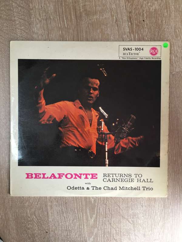 Harry Belafonte  Belafonte Returns To Carnegie Hall - Vinyl LP Record - Opened  - Very-Good...