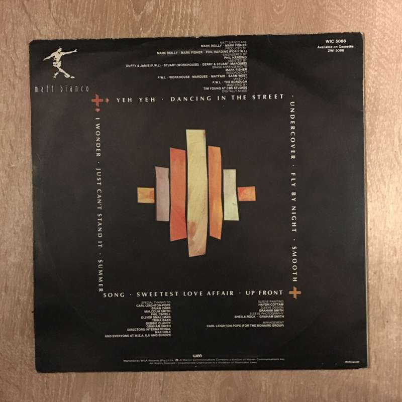 Matt Bianco - Vinyl LP - Opened  - Very-Good+ Quality (VG+)