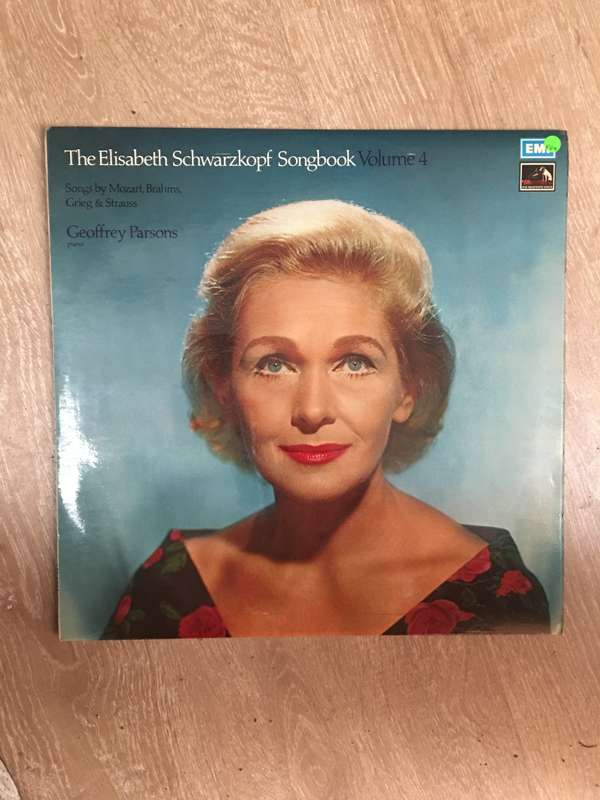 Elisabeth Schwarzkopf , Songs By Mozart*, Brahms*, Grieg* & Strauss* . Geoffrey Parsons (2) ...