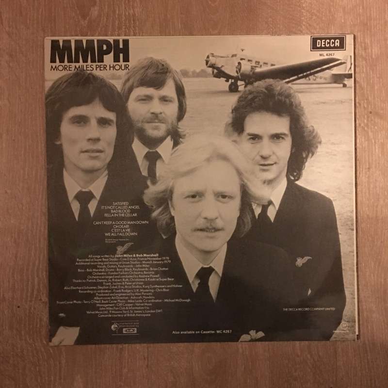 John Miles  MMPH - More Miles Per Hour - Vinyl LP Record - Opened  - Very-Good+ Quality (VG+)
