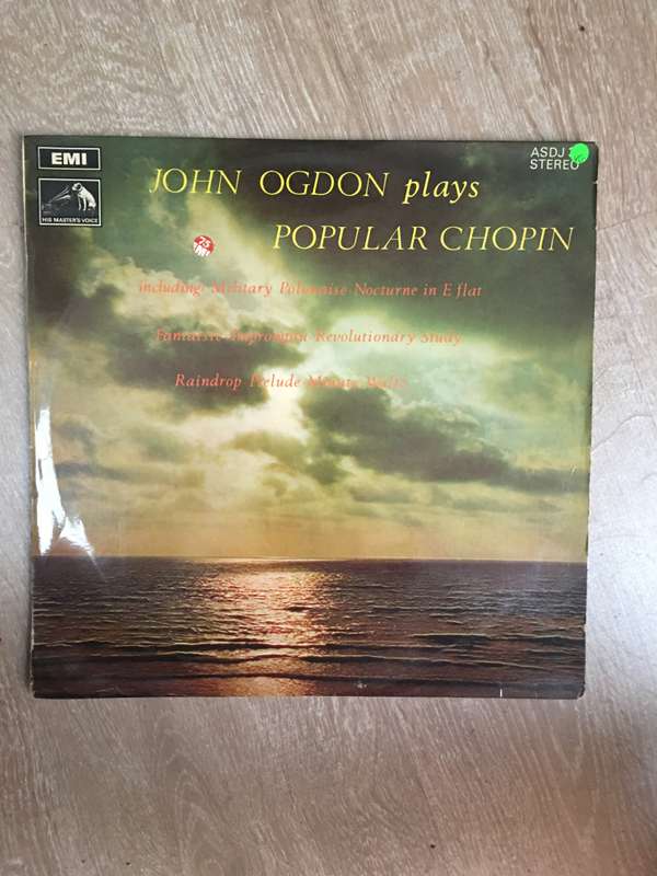 John Ogdon Plays Popular Chopin - Vinyl LP Record - Opened  - Very-Good Quality (VG)