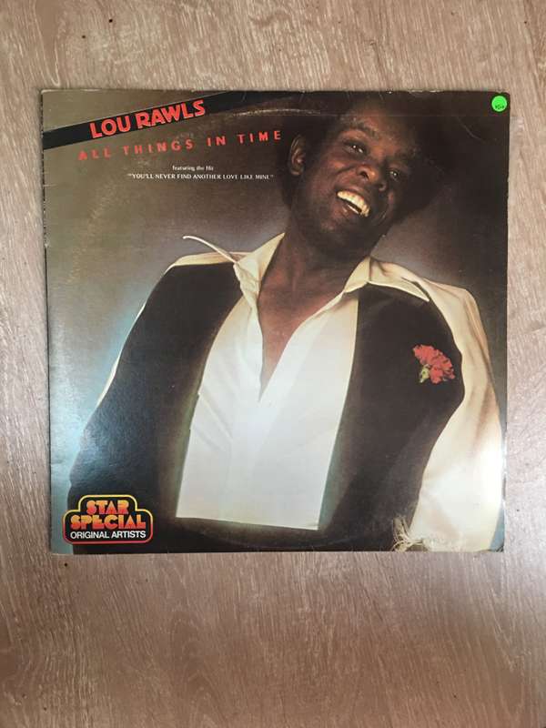 Lou Rawls - All Things In Time - Vinyl LP Record - Opened  - Very-Good+ Quality (VG+)