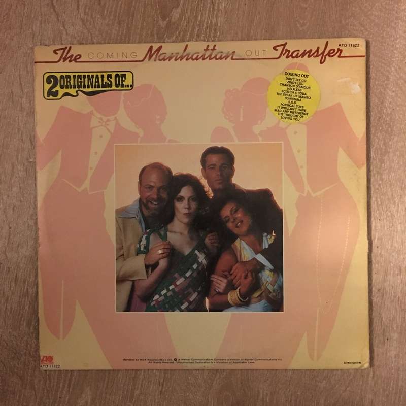 Manhattan Transfer -  Double Vinyl LP Album - Opened  - Very-Good+ Quality (VG+)