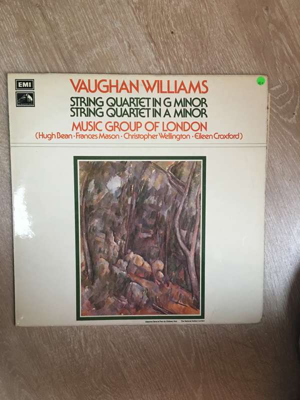 Vaughan Williams, The Music Group Of London  String Quartets in G Minor, A Minor - Vinyl LP...