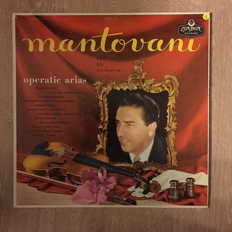 Mantovani And His Orchestra  Operatic Arias - Vinyl LP Album - Opened  - Very-Good+ Quality...