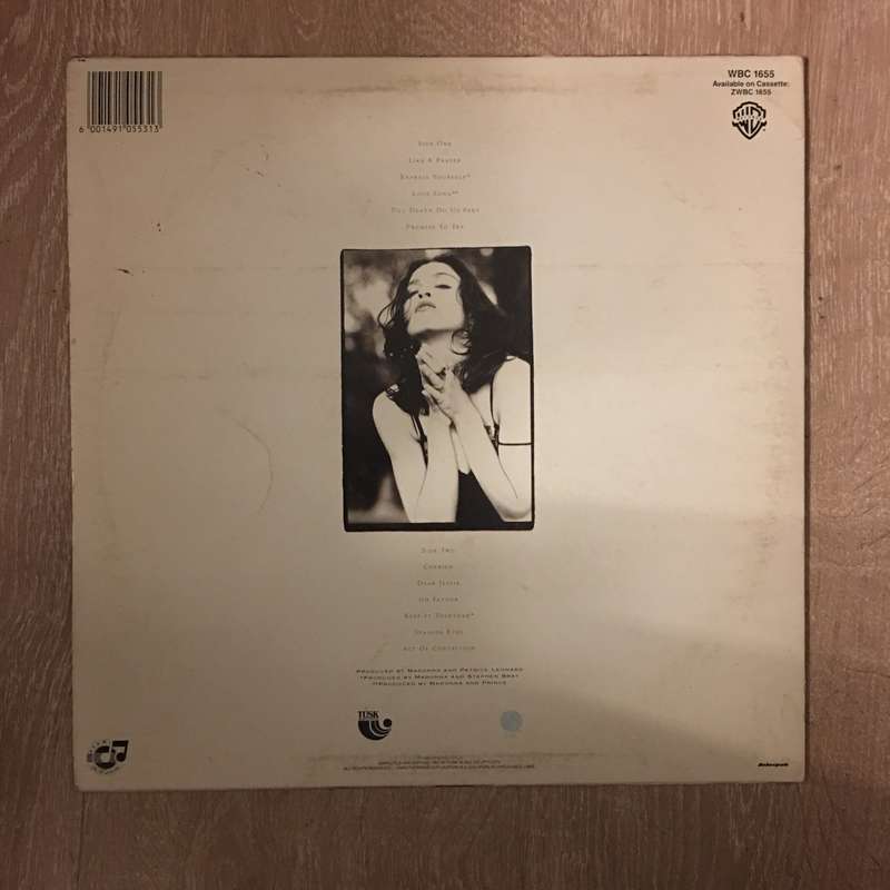 Madonna - Like A Prayer- Vinyl LP Record - Opened  - Very-Good+ Quality (VG+)