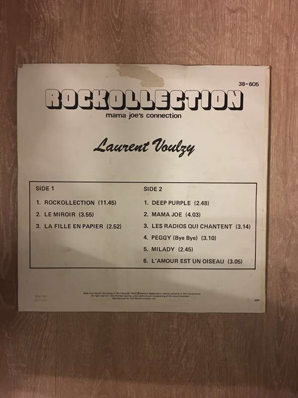Laurent Voulzy, Mama Joe's Connection  Rockollection  - Vinyl LP Record - Opened  - Very-Go...