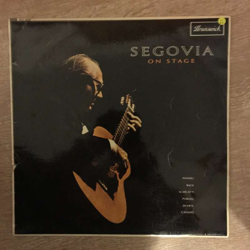 Segovia on Stage - Vinyl Record Opened  - Very-Good- Quality (VG-)