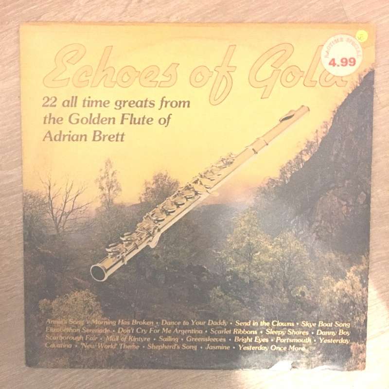 Adrian Brett - Echoes Of Gold - Vinyl LP Record Opened  - Very-Good- Quality (VG-)