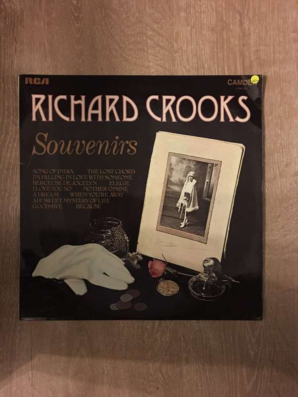 Richard Crooks - Souvenirs - Vinyl LP Record - Opened  - Very-Good+ Quality (VG+)