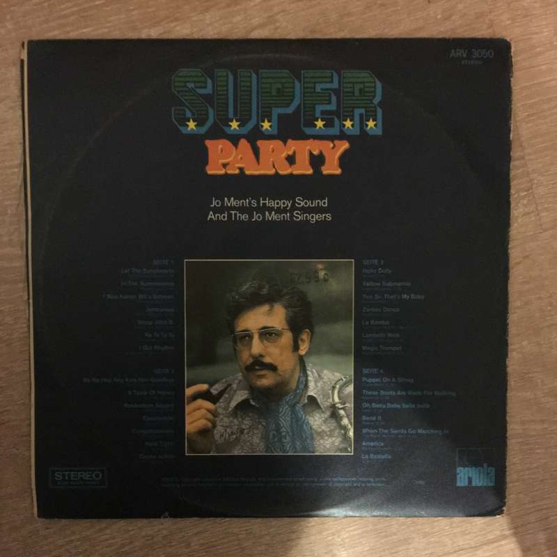 More Images  Jo Ment's Happy Sound And The Jo Ment-Singers  Super-Party - Vinyl LP Record -...
