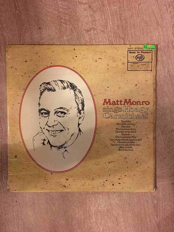 Matt Monro Sings Hoagy Carmichael - Vinyl LP Record - Opened  - Very-Good Quality (VG)