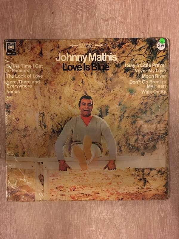 Johnny Mathis - Love Is Blue - Vinyl LP Record - Opened  - Very-Good Quality (VG)