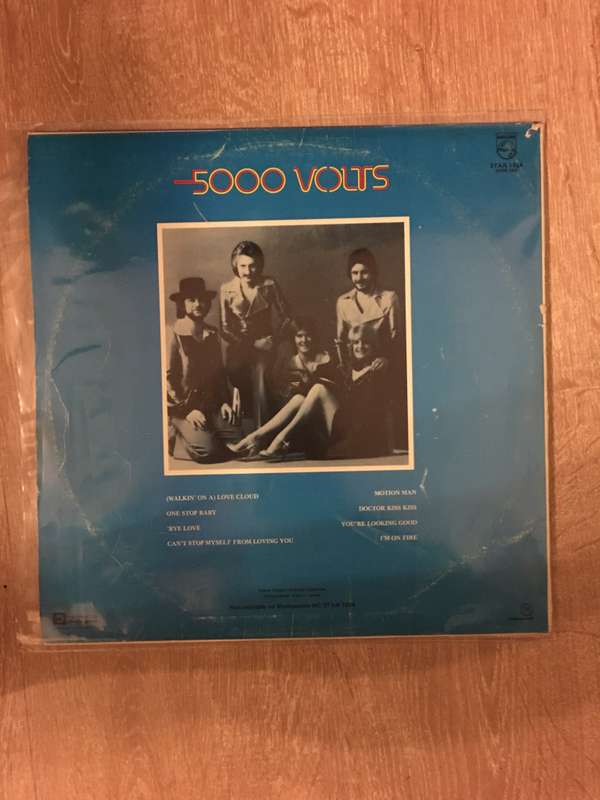 High Voltage - 5000 Volts - Vinyl LP Record - Very-Good+ Quality (VG+)