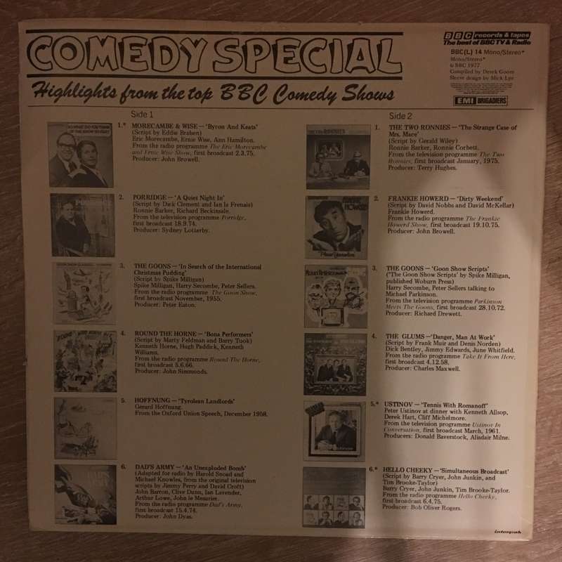 Comedy Special - Highlights From the Top BBC Comedy Shows - Vinyl LP Record - Opened  - Very-Good...