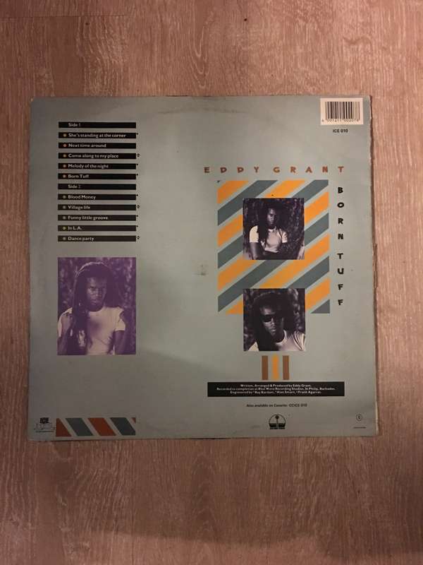 Eddy Grant - Born Tuff- Vinyl LP Record - Opened  - Very-Good+ Quality (VG+)