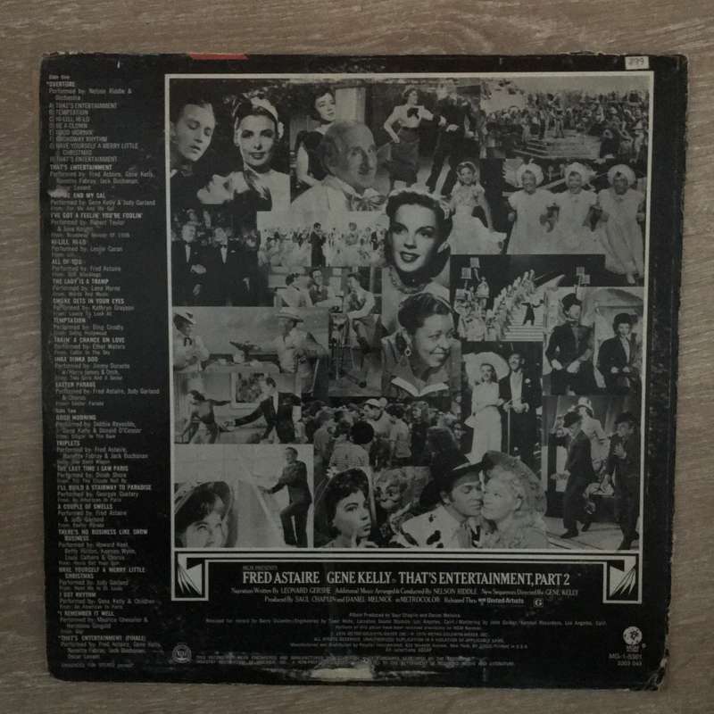That's Entertainment Part 2 Soundtrack Album - Vinyl LP Record - Opened  - Very-Good Quality (VG)