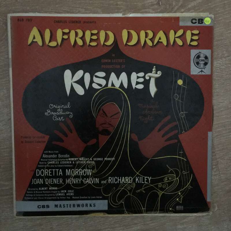 Alfred Drake - Kismet - Vinyl LP Record - Opened  - Very-Good+ Quality (VG+)