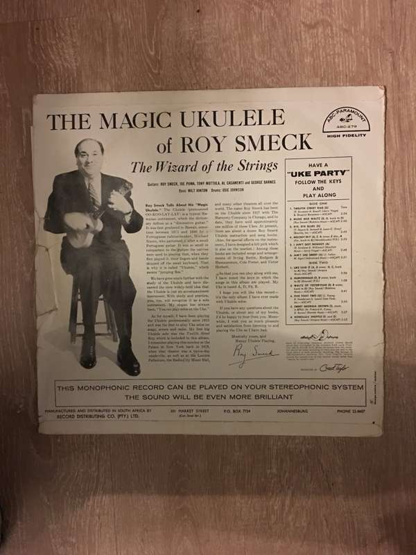 The Magic Ukulele of Roy Smeck - Vinyl LP Record - Opened  - Very-Good Quality (VG)