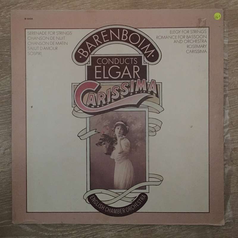 Barenboim Conducts Elgar, English Chamber Orchestra  Carissima - Vinyl LP Record - Opened  ...