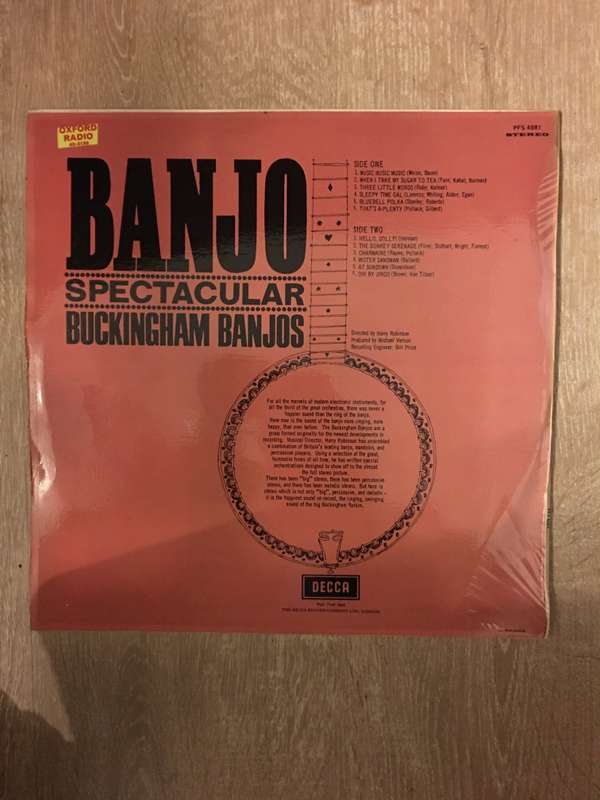 Phase 4 - Banjo Spectacular - Buckingham Banjos - Vinyl LP Record - Opened  - Very-Good Quality (VG)