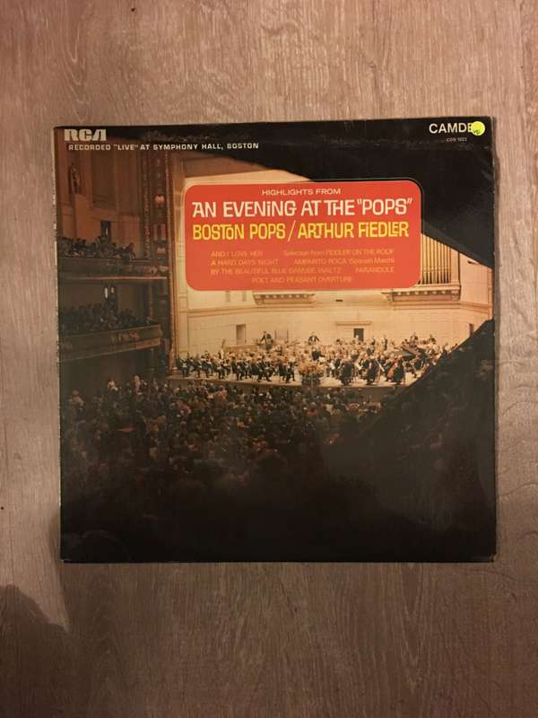 Arthur Fiedler - Boston Pops - An Evening at the Pops - Vinyl LP Record - Opened  - Very-Good Qua...