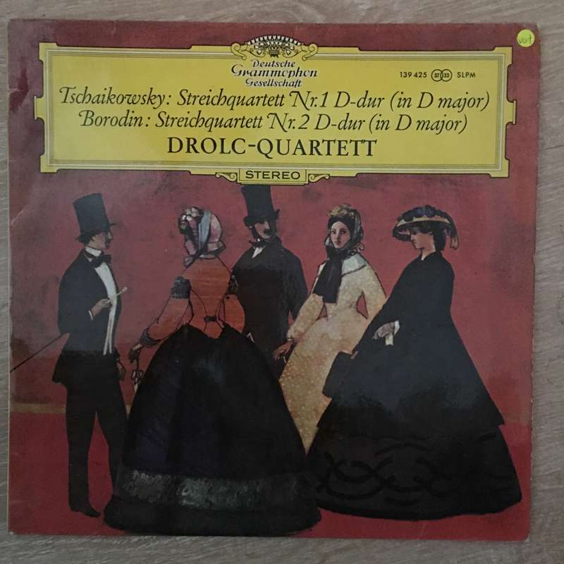 Tchaikovsky / Borodin String Quartets / Drolc Quartet - Vinyl LP Record - Opened  - Very-Good+ Qu...