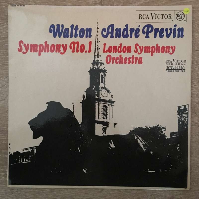 André Previn Conducting Walton, London Symphony Orchestra*  Symphony No. 1 - Vinyl LP Reco...