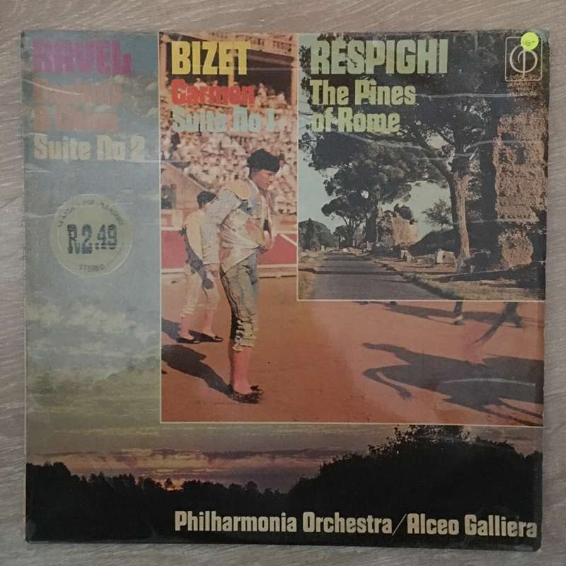 Ravel / Bizet / Respighi - Philharmonia Orchestra / Alceo Galliera  Daphnis & Chloé Suite ...
