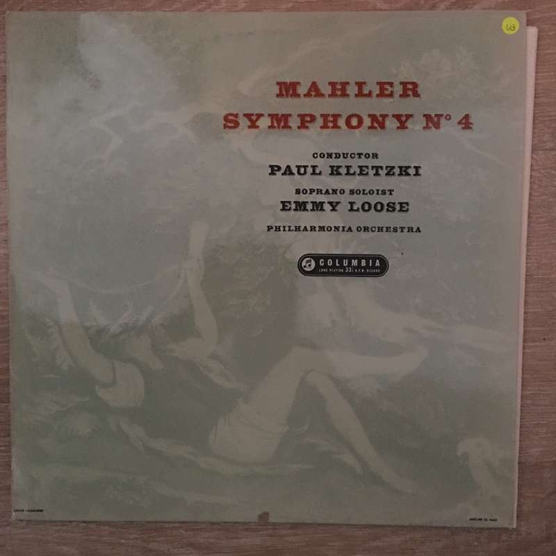 Gustav Mahler, Paul Kletzki, Emmy Loose  Symphony No 4 in G Major - Vinyl LP Record - Opene...