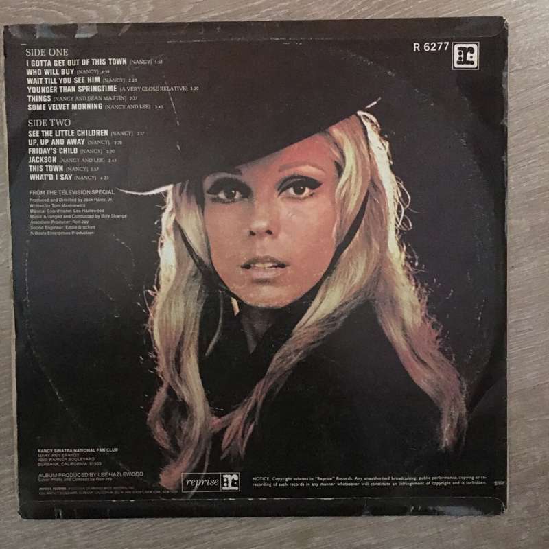 Nancy Sinatra  Movin' With Nancy  Vinyl LP Record - Opened  - Good+ Quality (G+)