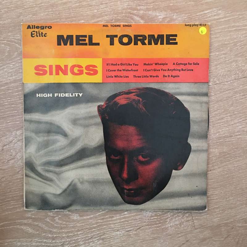 Mel Torme Sings -  Vinyl LP Record - Opened  - Good Quality (G)