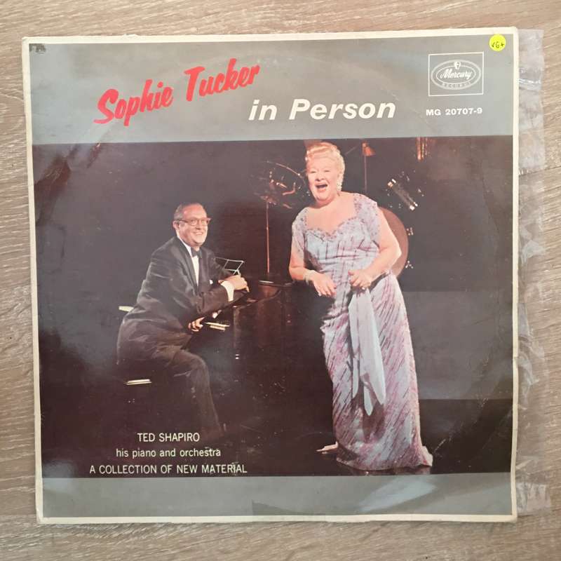 Sophie Tucker  Sophie Tucker In Person with Ted Shapiro - Vinyl LP Record - Opened  - Very-...