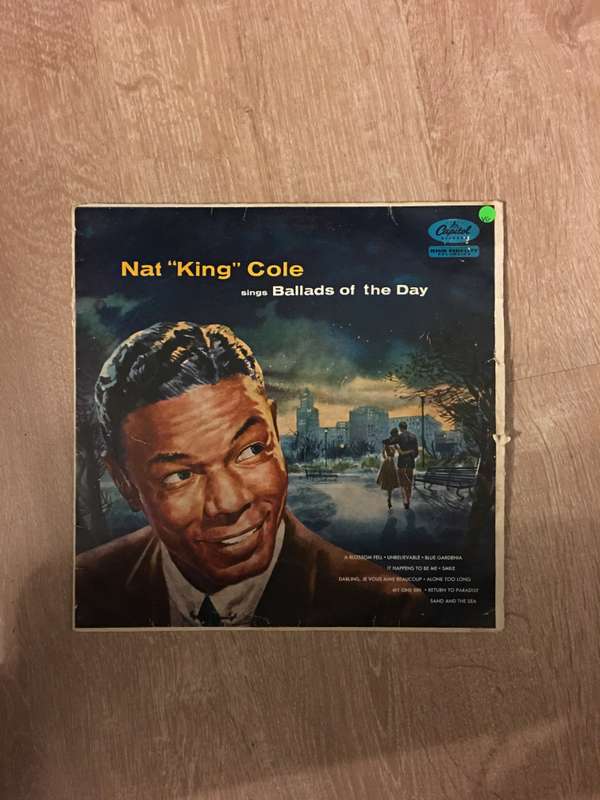 Nat King Cole Sings Ballads of the Day - Vinyl LP Record - Opened  - Very-Good Quality (VG)
