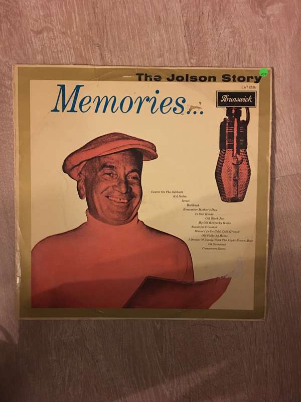 Memories - The Jolson Story -  Vinyl LP Record - Opened  - Very-Good+ Quality (VG+)