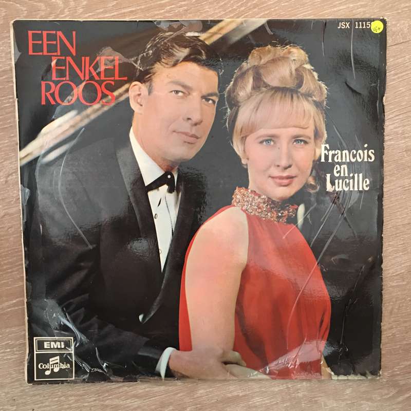 Francois en Lucille - Een Enkel Roos - Vinyl LP Record - Opened  - Very-Good+ Quality (VG+)