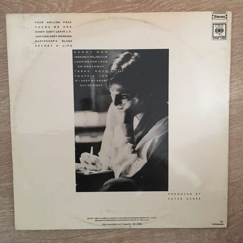 James Taylor - JT - Vinyl LP Record - Opened  - Very-Good Quality (VG)