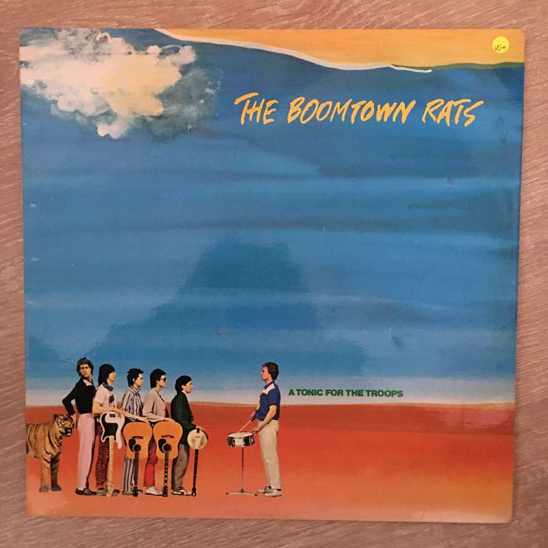 Boomtown Rats - A Tonic For The Troops (with original lyrics/inner)- Vinyl LP Record - Very-Good+...
