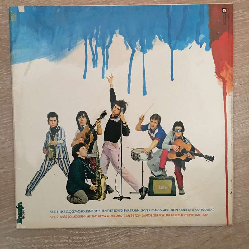 Boomtown Rats - A Tonic For The Troops (with original lyrics/inner)- Vinyl LP Record - Very-Good+...