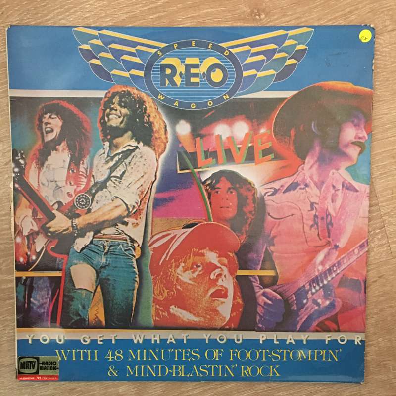 REO Speedwagon  You Get What You Play For - Live - Vinyl LP Record - Opened  - Good+ Qualit...