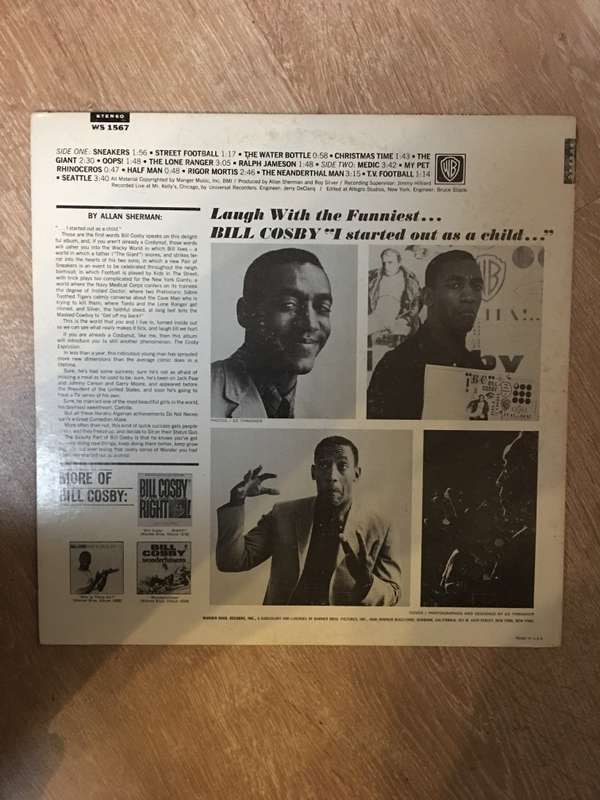 Bill Cosby -  I Started Out As A Child  - Vinyl LP Record - Opened  - Very-Good+ Quality (VG+)