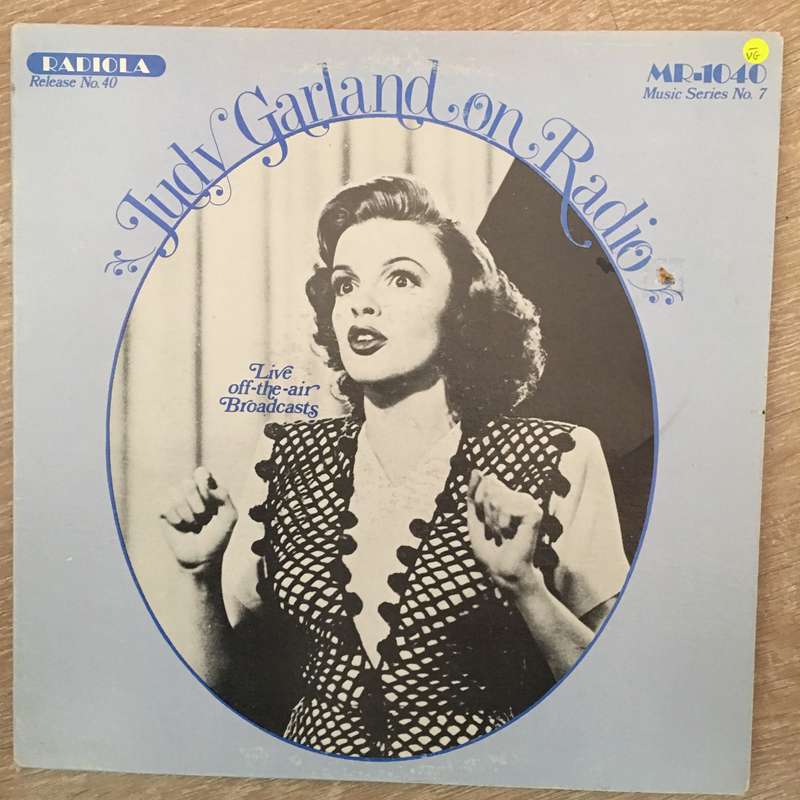 Judy Garland On Radio - Vinyl LP Record - Opened  - Very-Good- Quality (VG-)