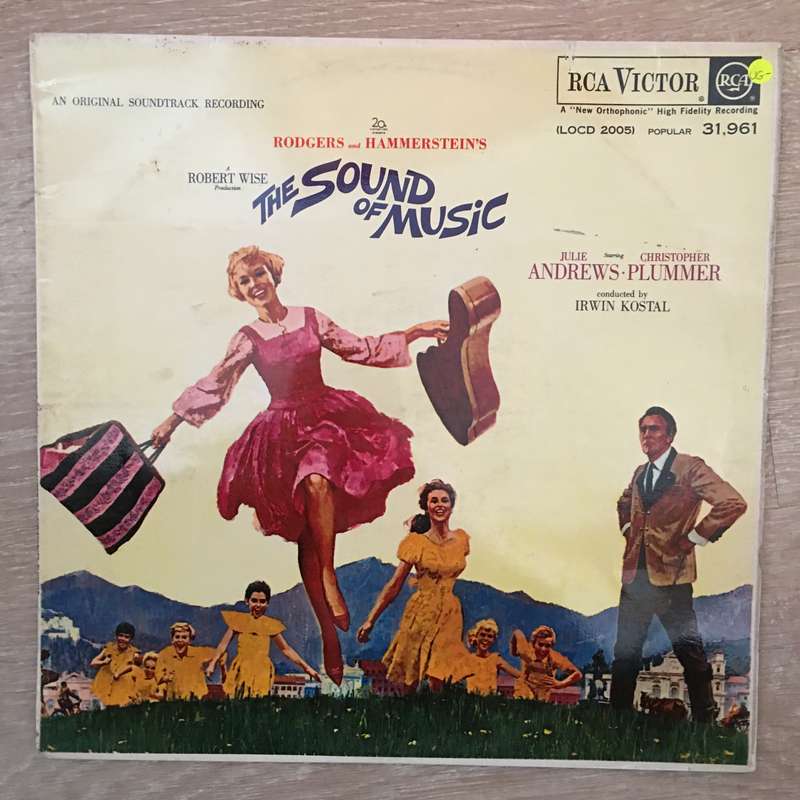 The Sound of Music - Rodgers & Hammerstein  Original Soundtrack - Julie Andrews - Vinyl ...