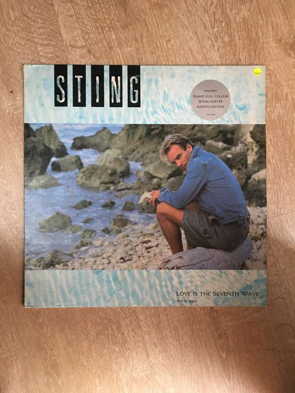 Sting - Love is the Seventh Wave - New Mix - Vinyl LP Record  - Very-Good+ Quality (VG+)