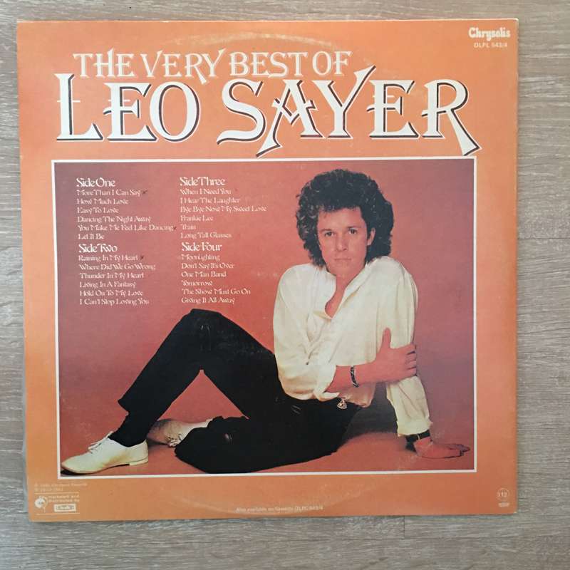 The Very Best Of Leo Sayer - Double Vinyl LP Record - Opened  - Very-Good+ Quality (VG+)