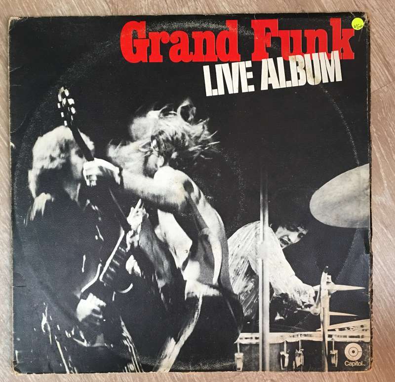Grand Funk - Live Album - Vinyl LP Record (VG+)