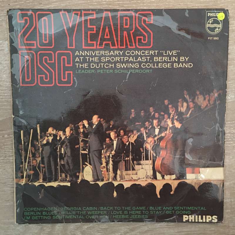DSC - Dutch Swing College Band - 20 Years  Vinyl LP Record - Good+ Quality (G+)