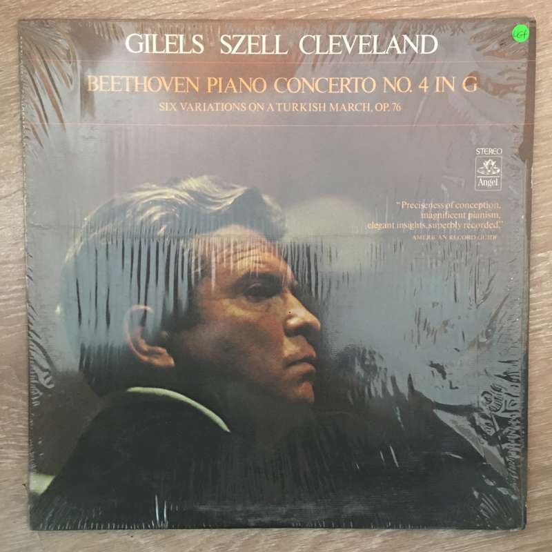Gilels, Szell, Cleveland - Beethoven  Piano Concerto No. 4 In G / Six Variations On A Turki...