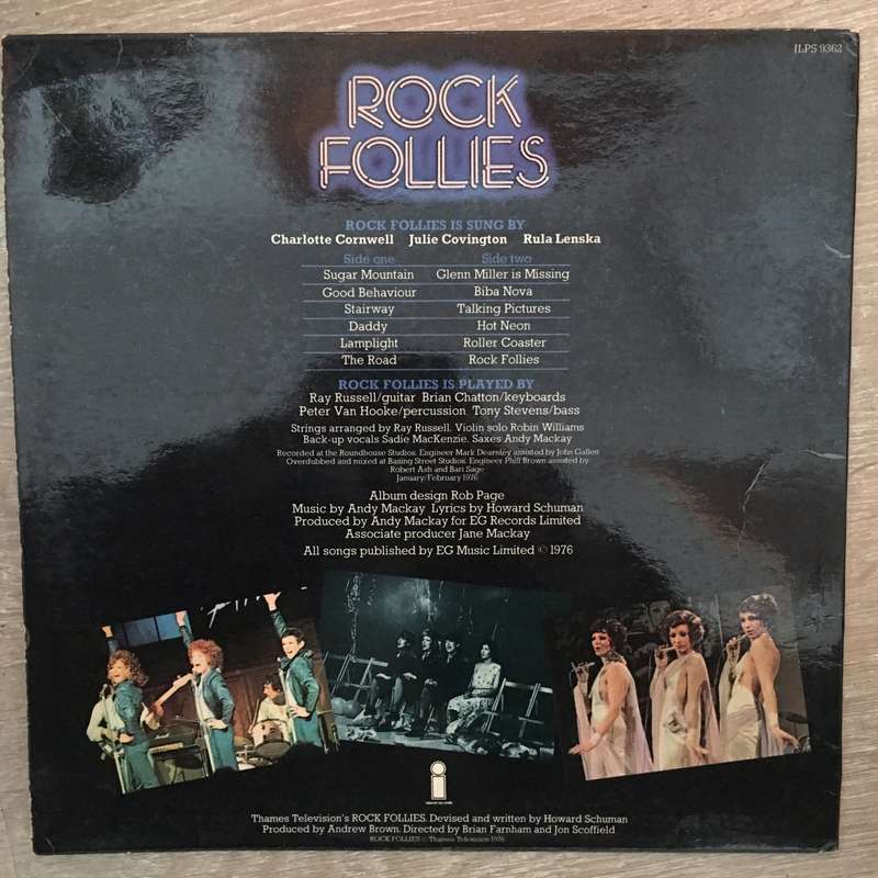Rock Follies - Vinyl LP Record - Opened  - Very-Good- Quality (VG-)