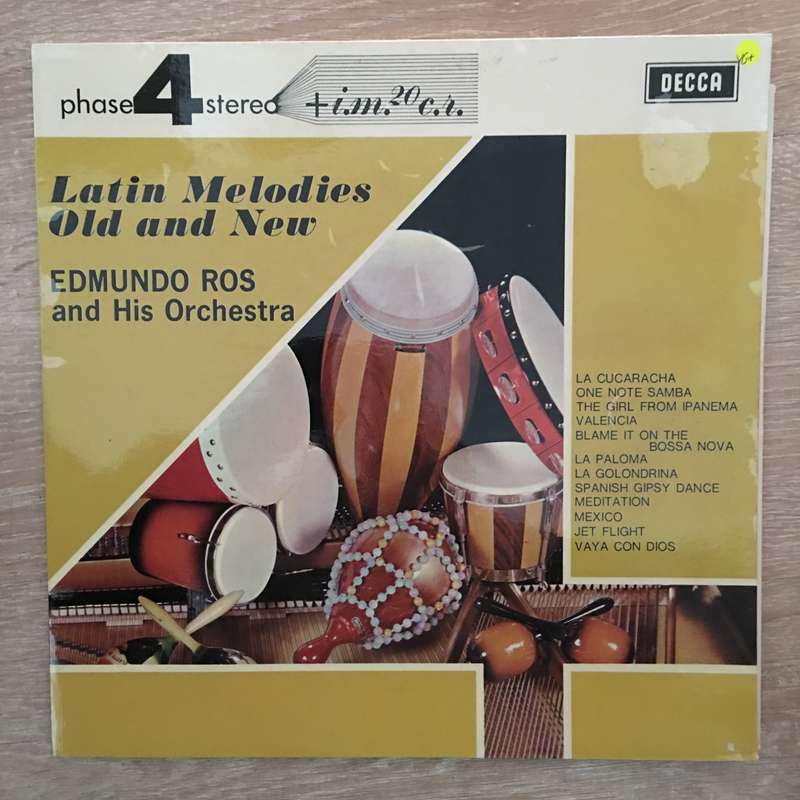 Edmundo Ros And His Orchestra  Latin Melodies Old And New -  Vinyl LP Record - Opened  - Ve...